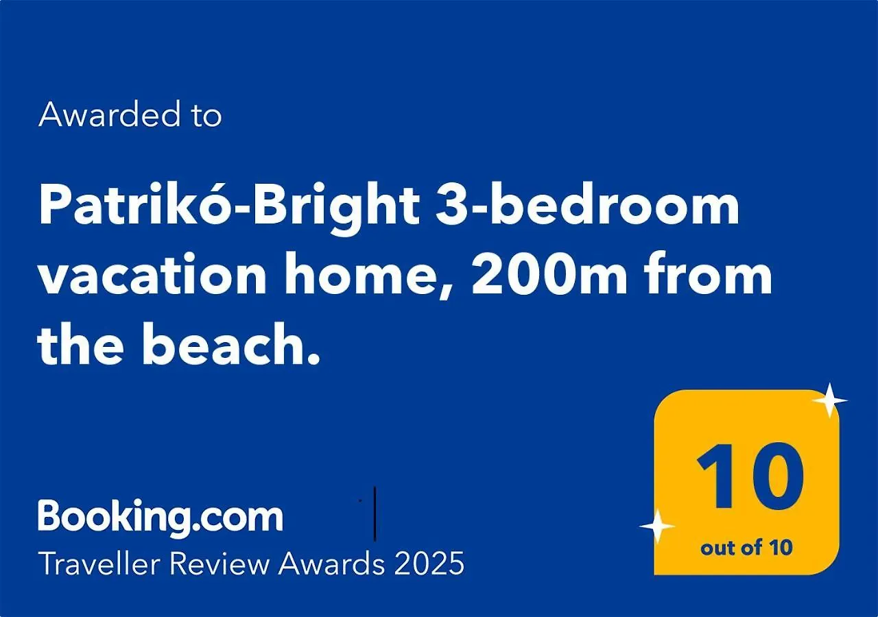 Patriko-Bright 3-Bedroom Vacation Home, 200M From The Beach. Rethymno  Greece